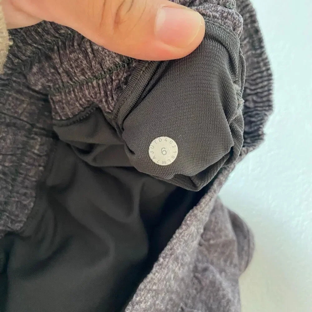 Lululemon Speed Up Shorts Size 6 Heather Gray Lined Running Athletic